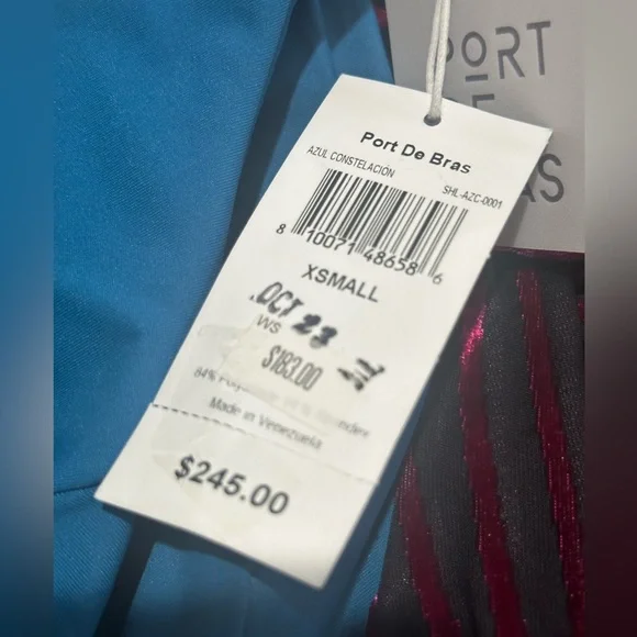 Port de Bras women’s high neck long sleeve top size XS azul constelación 

NWT - Picture 3 of 5